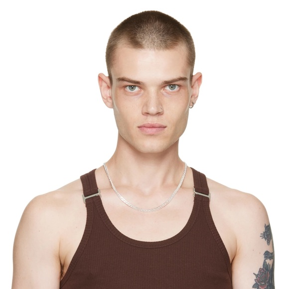 HATTON LABS Silver Mini Cuban Chain Necklace - Picture 6 of 6